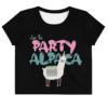 Party Alpaca Crop Tee